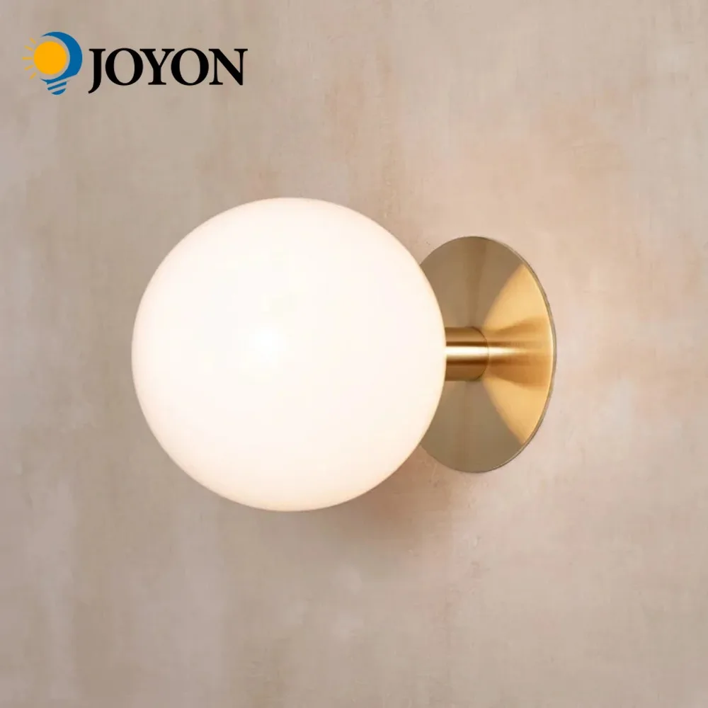 JOYON Nordic Glass Ball Wall Lights Fixture Modern Living Room Study Bedroom Bedside Wall Lamp Indoor Home Decor Sconce 85-265V
JOYON Nordic Glass Ball Wall Lights Fixture Modern Living Room Study Bedroom Bedside Wall Lamp Indoor Home Decor Sconce 85-265V