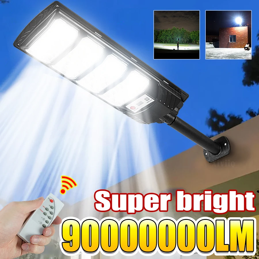 НОВИНКА 90000000LM Обновление мощных солнечных светодиодных фонарей Уличная солнечная лампа с датчиком движения Солнечный садовый светильник Уличный фонарь для двора
НОВИНКА 90000000LM Обновление мощных солнечных светодиодных фонарей Уличная солнечная лампа с датчиком движения Солнечный садовый светильник Уличный фонарь для двора