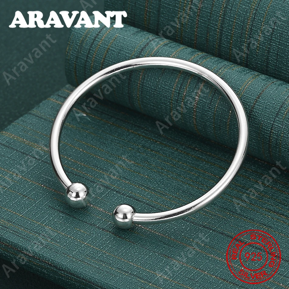 Открытый браслет из стерлингового серебра 925 пробы с регулируемой гладкой инкрустацией из бисера — простой и элегантный повседневный аксессуар, ювелирные изделия
Открытый браслет из стерлингового серебра 925 пробы с регулируемой гладкой инкрустацией из бисера — простой и элегантный повседневный аксессуар, ювелирные изделия