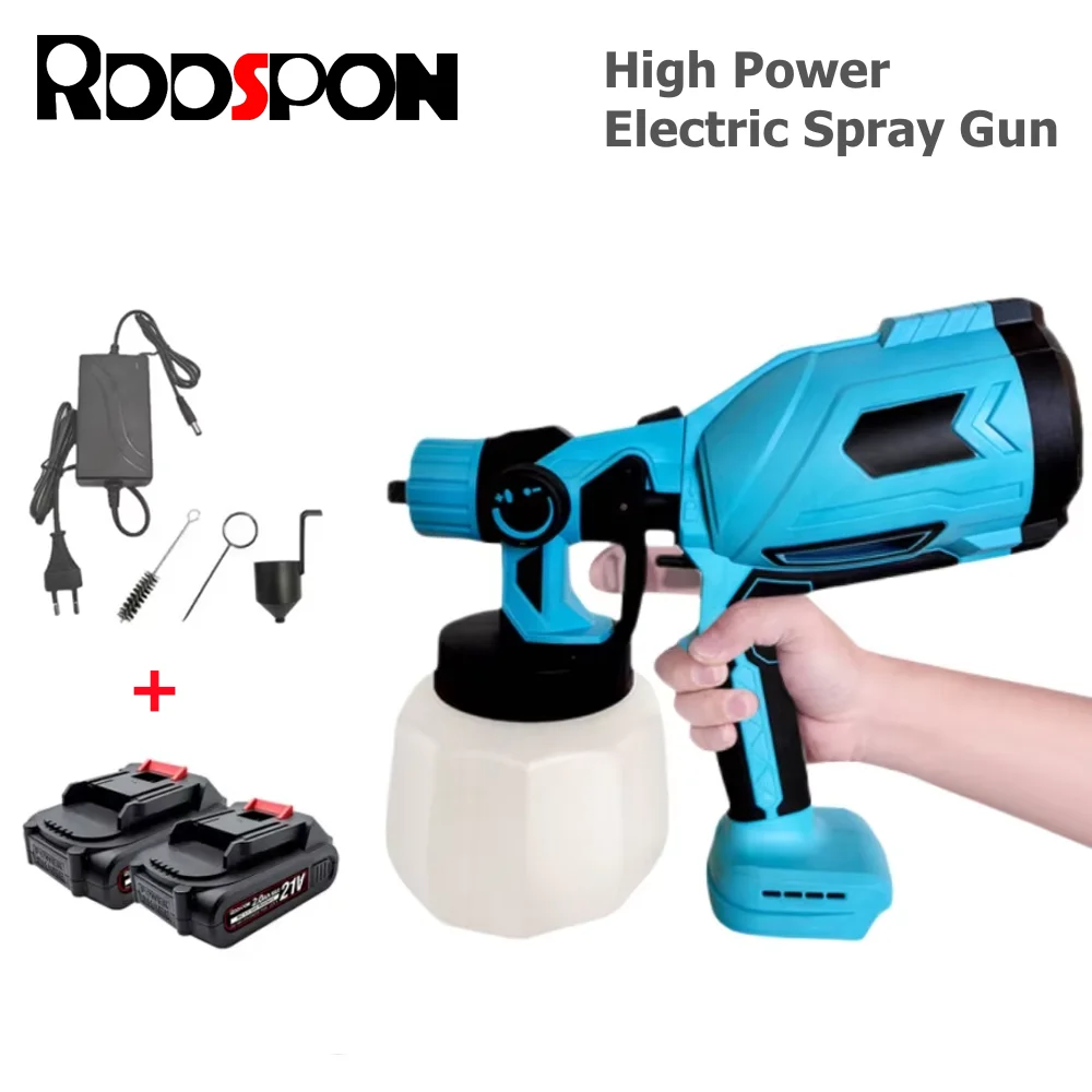 1000ML Handheld Paint Sprayer Electric Spray Gun with Adjustable Flow Control Multiple Spray Patterns For Wall Furnitures
1000ML Handheld Paint Sprayer Electric Spray Gun with Adjustable Flow Control Multiple Spray Patterns For Wall Furnitures