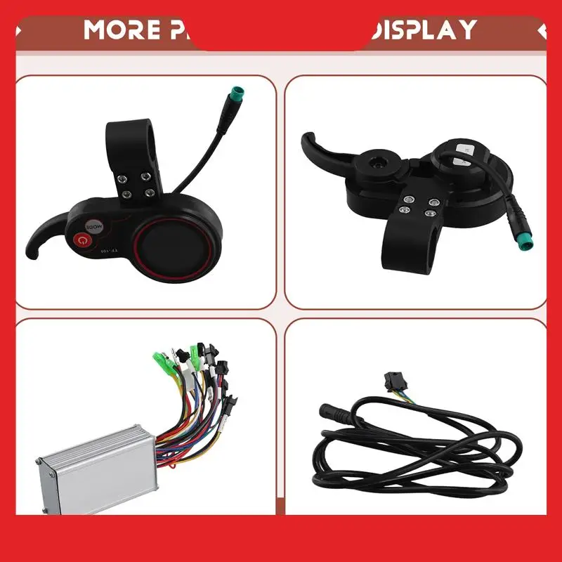 TF100 LCD Display Dashboard 5PIN+36V/48V 350W Controller Kit For Electric Scooter Electric Bicycle
TF100 LCD Display Dashboard 5PIN+36V/48V 350W Controller Kit For Electric Scooter Electric Bicycle