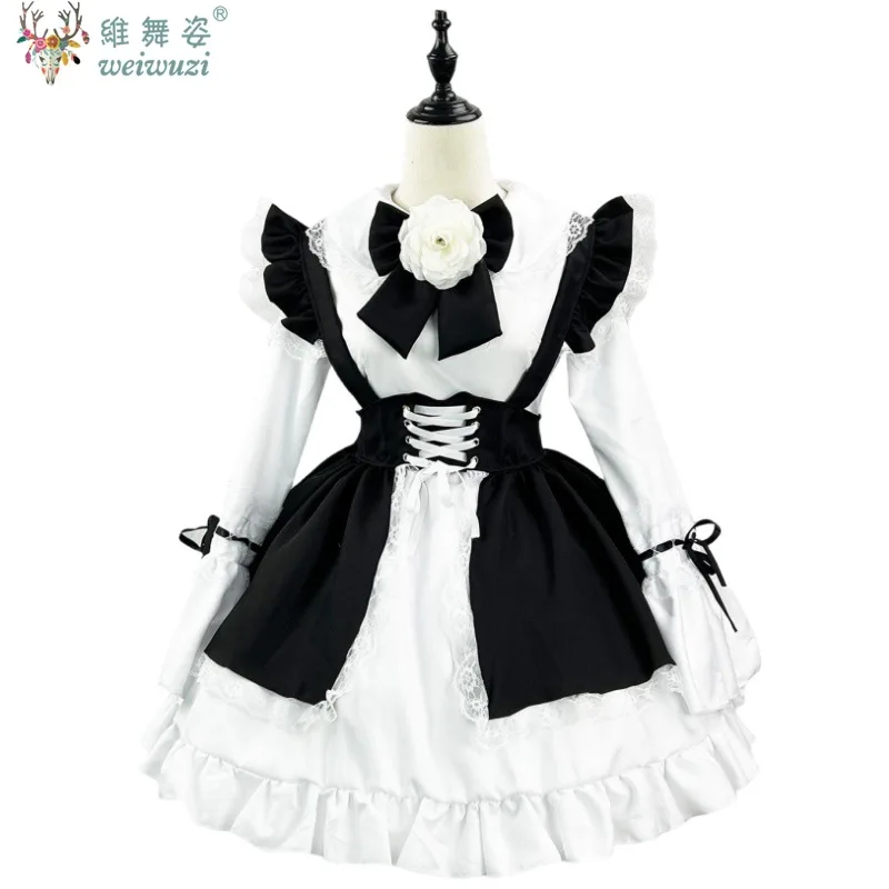 Anime Female Sweet Cute Maid Black White Lolita Dress Maid Cosplay Costume High-waisted Party Club Waitress Uniform Fancy Outfit
Anime Female Sweet Cute Maid Black White Lolita Dress Maid Cosplay Costume High-waisted Party Club Waitress Uniform Fancy Outfit