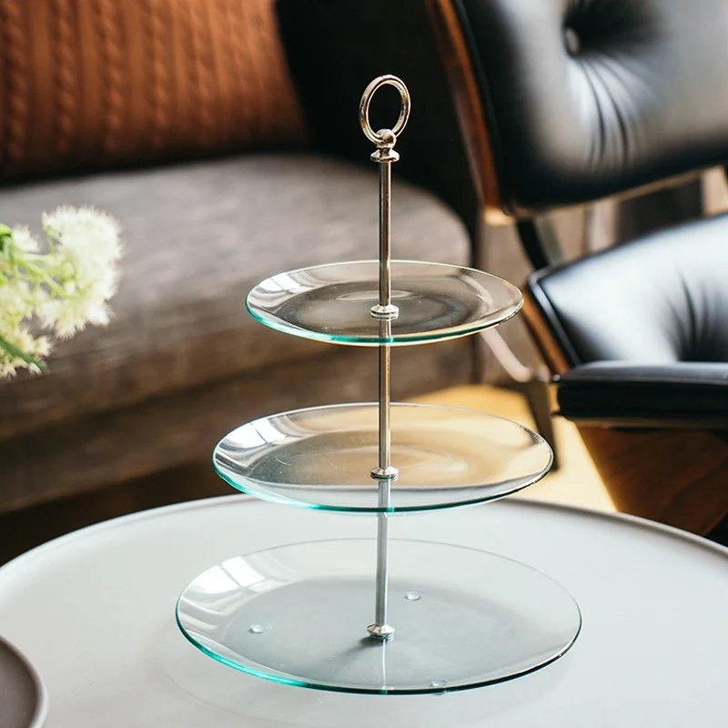 Crystal Glass Multi-layer Fruit Plate Living Room Coffee Table Candy Plate Decoration Tea Snack Plate Home Decoration Plate
Crystal Glass Multi-layer Fruit Plate Living Room Coffee Table Candy Plate Decoration Tea Snack Plate Home Decoration Plate