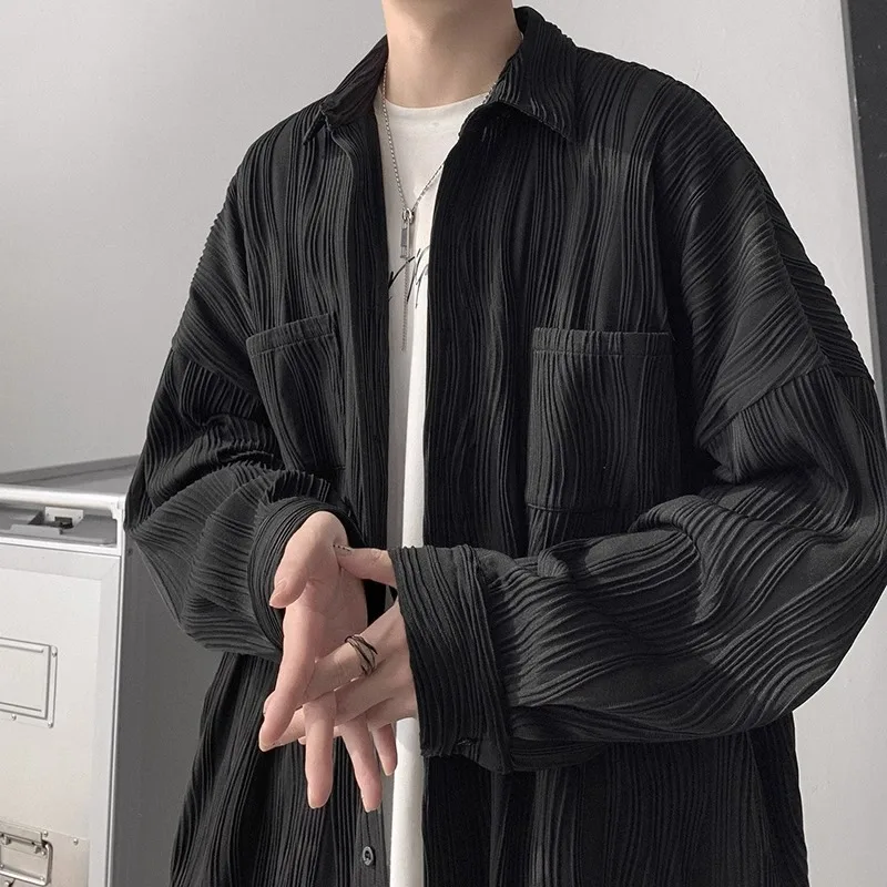 Свободные мужские брюки Long Sve irt с текстурированной плиссировкой, большой размер 300, весна-осень, драпировка Haome Jaet Oute...
Свободные мужские брюки Long Sve irt с текстурированной плиссировкой, большой размер 300, весна-осень, драпировка Haome Jaet Oute...