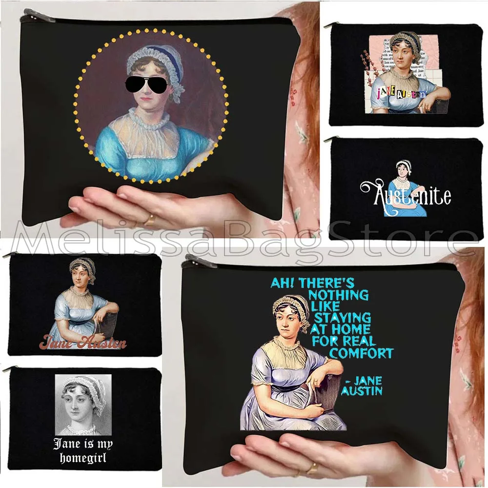 Sense And Sensibility Jane Auste Novel Book Quotes Pride and Prejudice Reading Bag Canvas Storage Cosmetic Bag Makeup Case Pouch
Sense And Sensibility Jane Auste Novel Book Quotes Pride and Prejudice Reading Bag Canvas Storage Cosmetic Bag Makeup Case Pouch