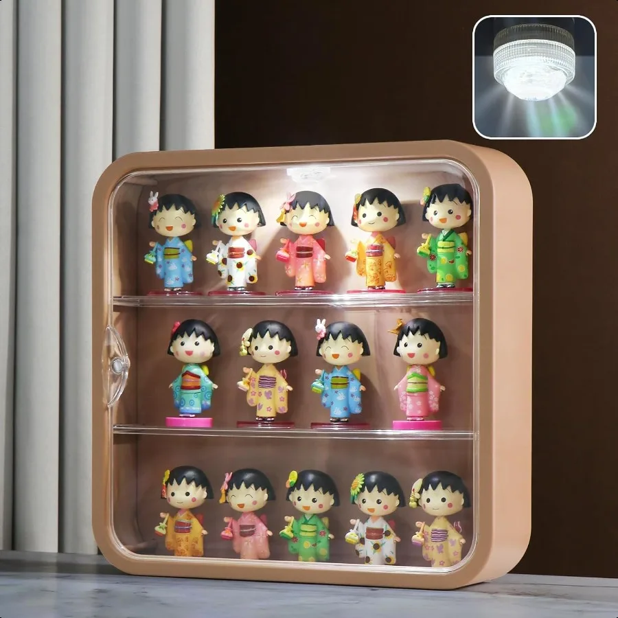 Clear Display Case for Figure with Led Light3Layer WallMounted Storage Box with Door Dust and Moisture Proof Suitable for Pop M
Clear Display Case for Figure with Led Light3Layer WallMounted Storage Box with Door Dust and Moisture Proof Suitable for Pop M
