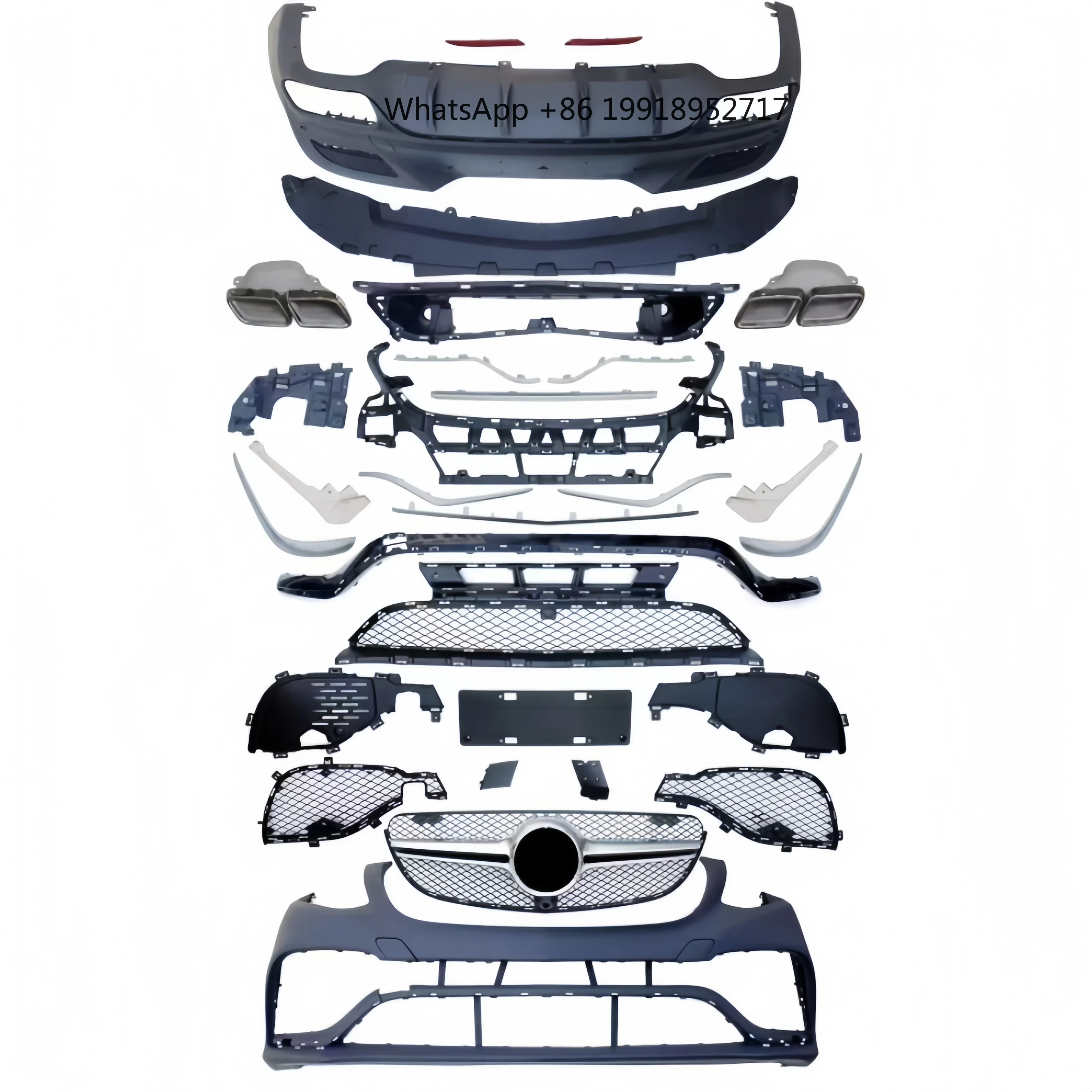 PP Facelift Conversion GLE63 AMG Style Front Rear Bumper Diffuser Grille Body Kit for GLE Coupe C292 2015-2019 JJ1014
PP Facelift Conversion GLE63 AMG Style Front Rear Bumper Diffuser Grille Body Kit for GLE Coupe C292 2015-2019 JJ1014