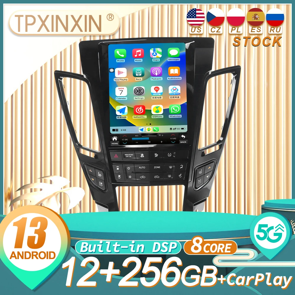 For Cadillac CTS 2007~2012 Vertical Android Carplay Car Radio Automotive Multimedia Stereo Player GPS Navigation Head Unit
For Cadillac CTS 2007~2012 Vertical Android Carplay Car Radio Automotive Multimedia Stereo Player GPS Navigation Head Unit