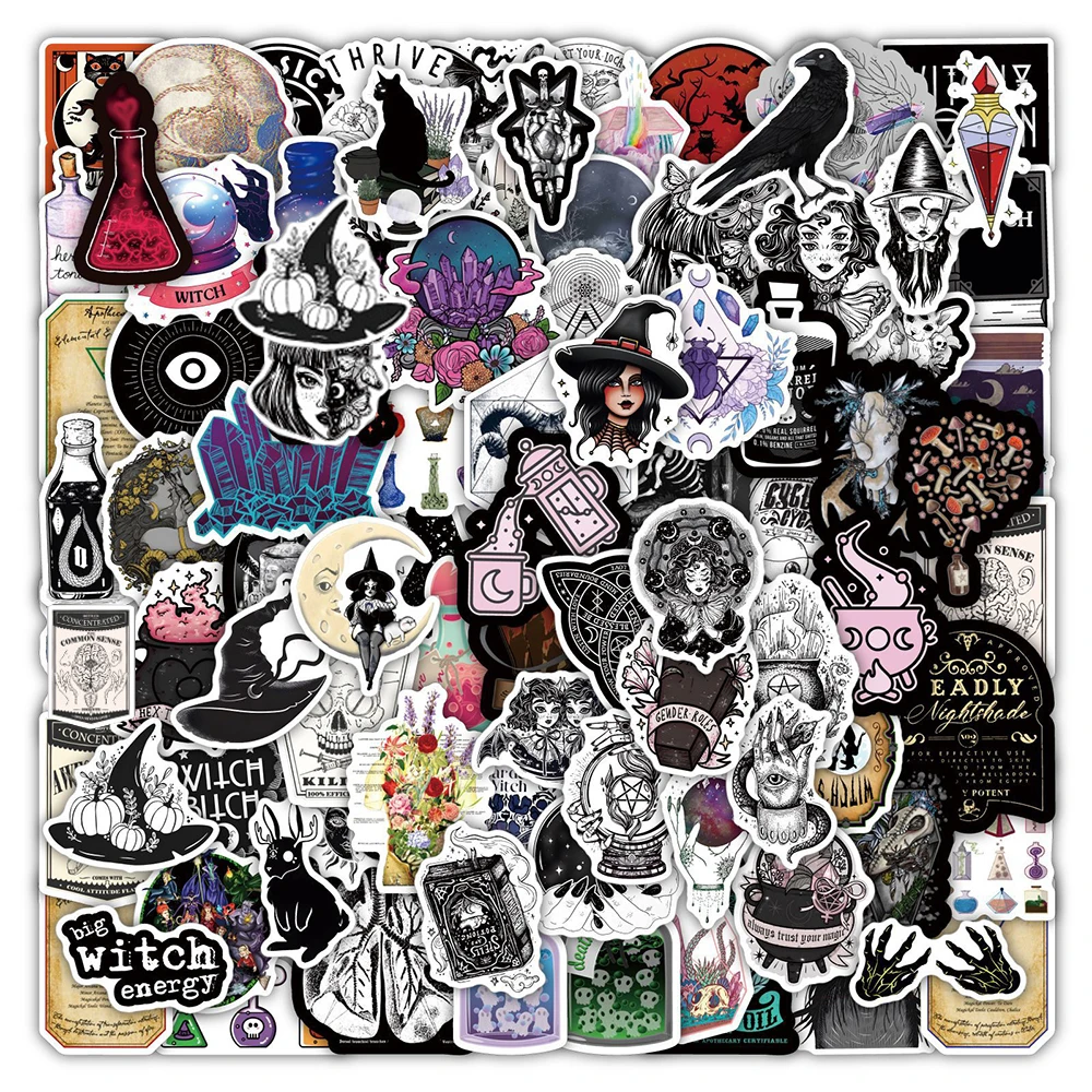 10/30/50/100pcs Gothic Magic Witch Apothecary Stickers Laptop Luggage Skateboard Motorcycle Guitar Phone Cool Sticker Kid Toy
10/30/50/100pcs Gothic Magic Witch Apothecary Stickers Laptop Luggage Skateboard Motorcycle Guitar Phone Cool Sticker Kid Toy