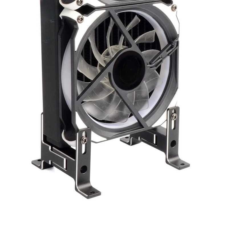 Water-cooled cooling row bracket All-aluminum alloy desktop mounting frame PJ-LSZJ universal CNC machining
Water-cooled cooling row bracket All-aluminum alloy desktop mounting frame PJ-LSZJ universal CNC machining