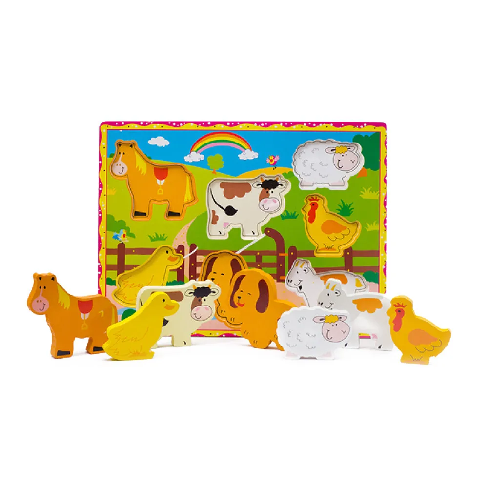 Jigsaw Children's Wood Animal Toys Chunky Toddler Puzzles for Kids Cube Cartoon Baby Shaped
Jigsaw Children's Wood Animal Toys Chunky Toddler Puzzles for Kids Cube Cartoon Baby Shaped