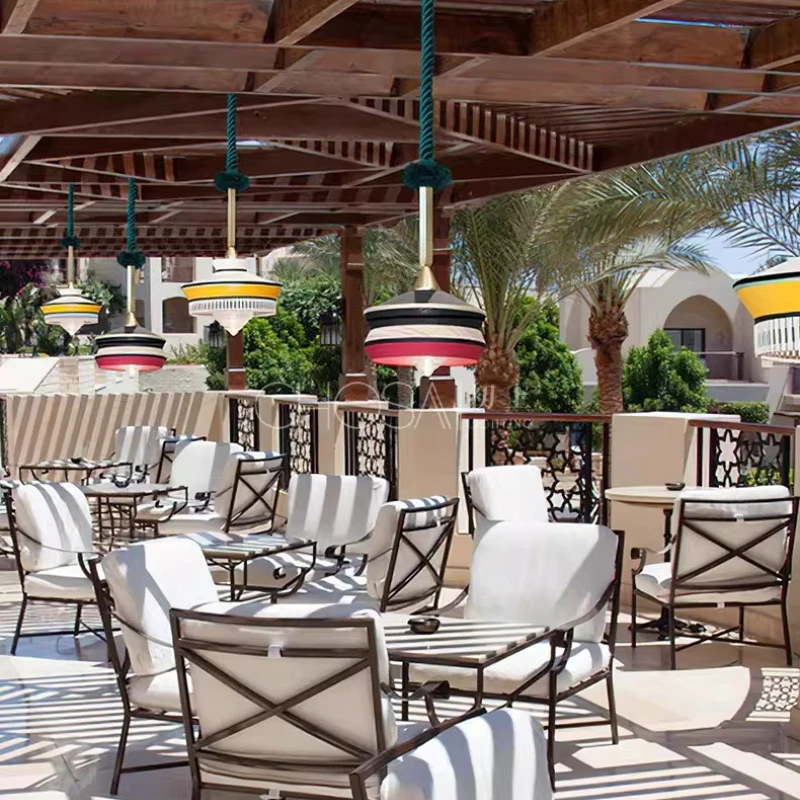 Italian coffee shop chandelier restaurant bar counter corridor villa living room garden lamp hat fabric lighting fixture
Italian coffee shop chandelier restaurant bar counter corridor villa living room garden lamp hat fabric lighting fixture