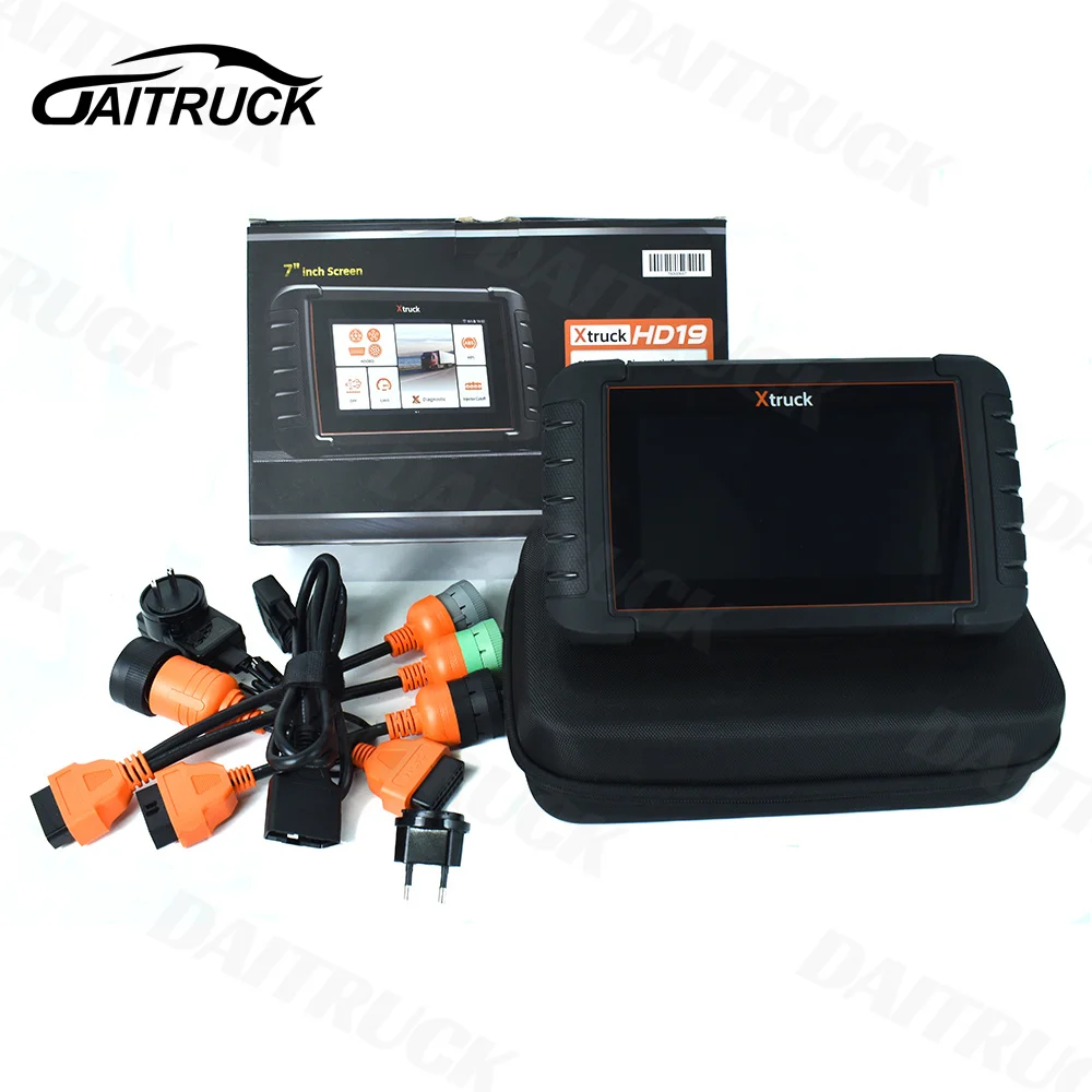 Xtruck HD19 Дизельный диагностический сканер для дизельных грузовиков и сверхмощный инструмент для сканирования грузовиков, грузовиков и автобусов
Xtruck HD19 Дизельный диагностический сканер для дизельных грузовиков и сверхмощный инструмент для сканирования грузовиков, грузовиков и автобусов