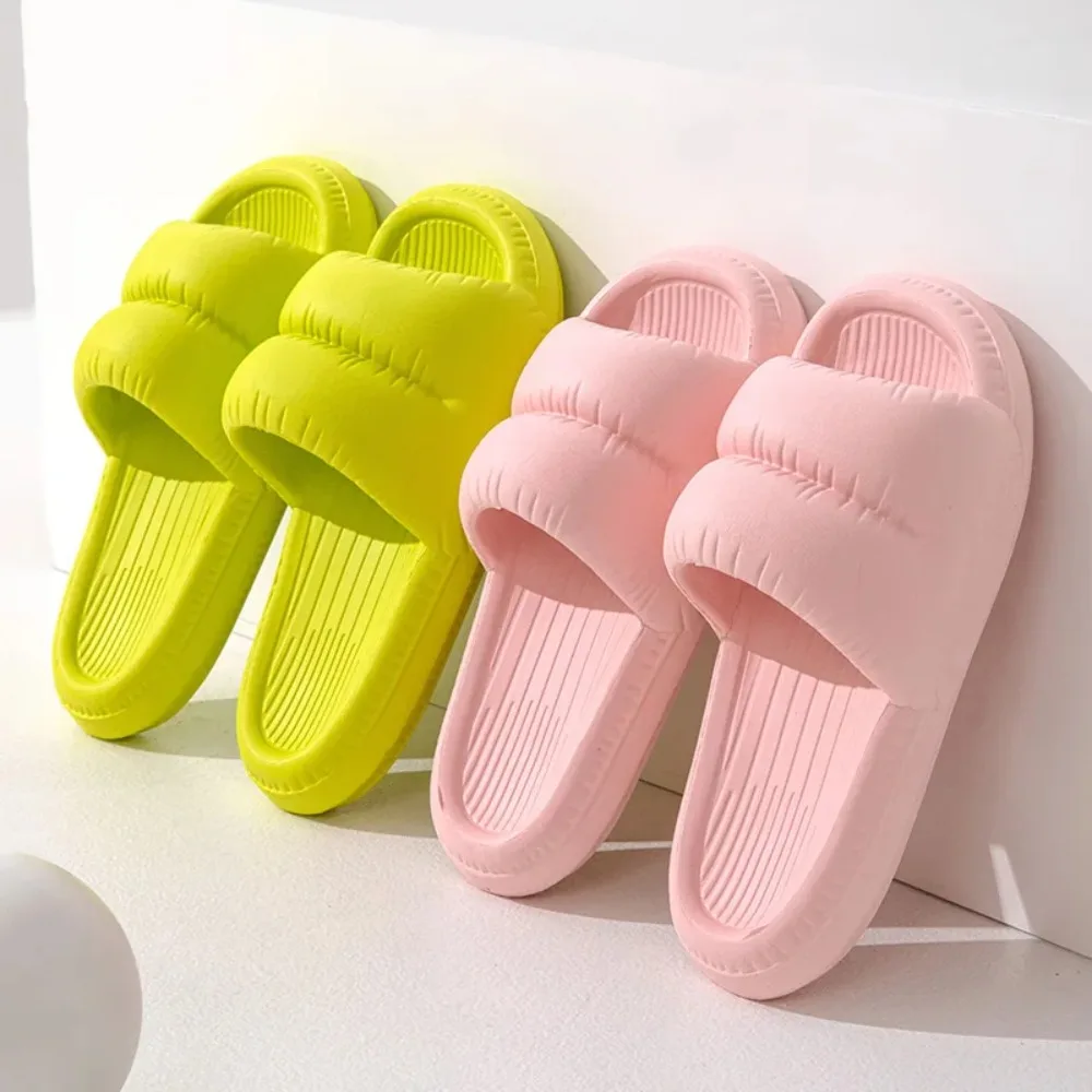 All Match Solid Thick Soled Slippers Anti Odor Open-toe Outer Wear Shoes Anti Slip Lightweight Home Flat Slippers Beach
All Match Solid Thick Soled Slippers Anti Odor Open-toe Outer Wear Shoes Anti Slip Lightweight Home Flat Slippers Beach