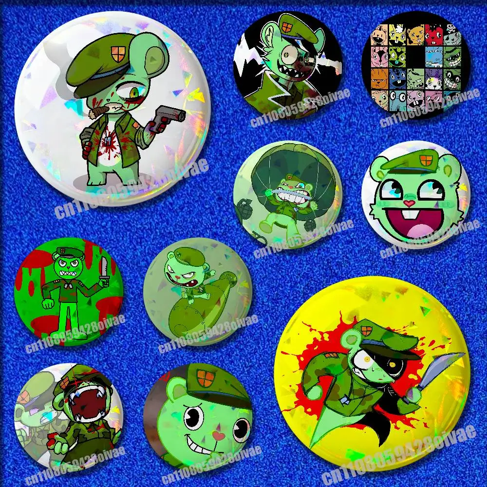 H-Happy Tree Friends Insignia Badge Cover For Ornament 58mm 32mm Brooch Button Round Pins Cosplay
H-Happy Tree Friends Insignia Badge Cover For Ornament 58mm 32mm Brooch Button Round Pins Cosplay