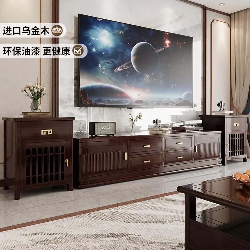 Floor-to-ceiling living room household coffee table solid wood TV cabinet
Floor-to-ceiling living room household coffee table solid wood TV cabinet
