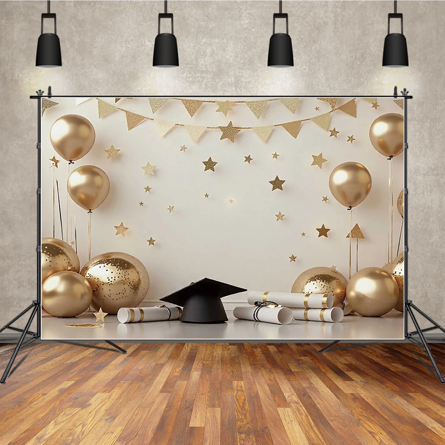 MOON.QG 2025 Graduation Party Decorations Golden Balloon Star Flag Background Photography Backdrop Celebration Photobooth Banner
MOON.QG 2025 Graduation Party Decorations Golden Balloon Star Flag Background Photography Backdrop Celebration Photobooth Banner