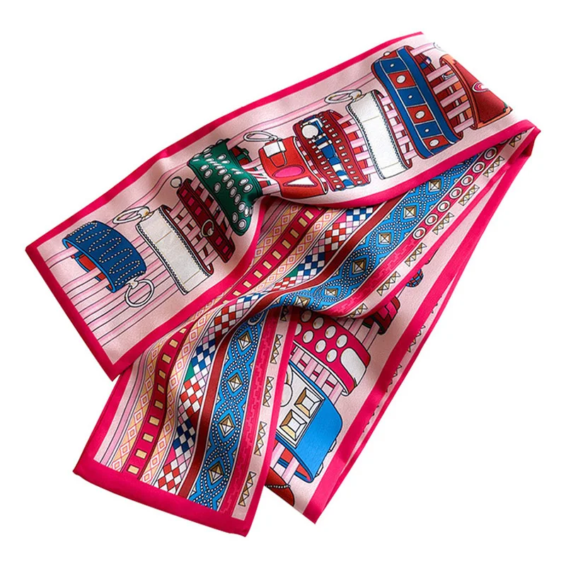 Fashion Punk Pattern Scarves Spring Summer Narrow Scarf Vintage Oil Painting Prints Decorative Ribbons Long Hairbands for Women
Fashion Punk Pattern Scarves Spring Summer Narrow Scarf Vintage Oil Painting Prints Decorative Ribbons Long Hairbands for Women
