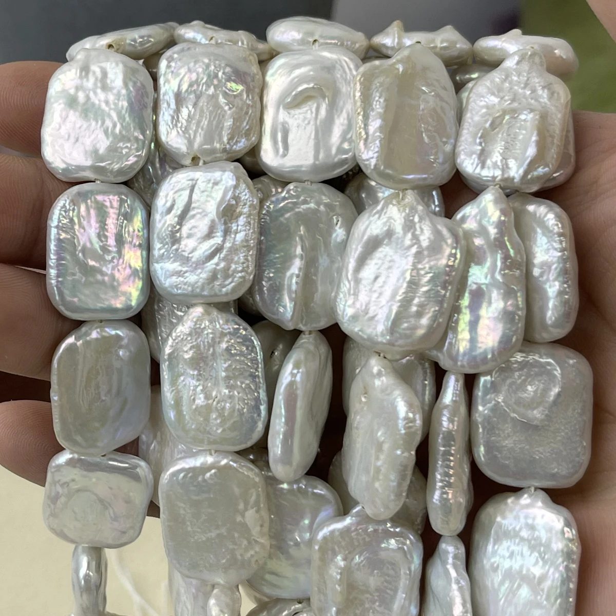 12x16mm Baroque Square Strand Beads Natural Freshwater Pearl Loose Beads for Jewelry Making DIY Necklace Bracelet Accessories
12x16mm Baroque Square Strand Beads Natural Freshwater Pearl Loose Beads for Jewelry Making DIY Necklace Bracelet Accessories