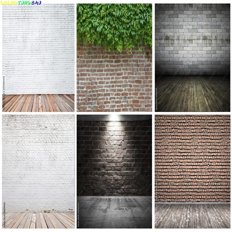 Vintage Brick Wall Wood Floor Photography Backdrops Portrait Photo Background Studio Prop ZXX-13
Vintage Brick Wall Wood Floor Photography Backdrops Portrait Photo Background Studio Prop ZXX-13