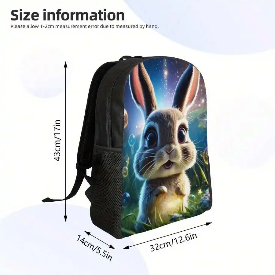 Rabbit Print Backpack Large Capacity Laptop Bag For Adults Travel College
Rabbit Print Backpack Large Capacity Laptop Bag For Adults Travel College