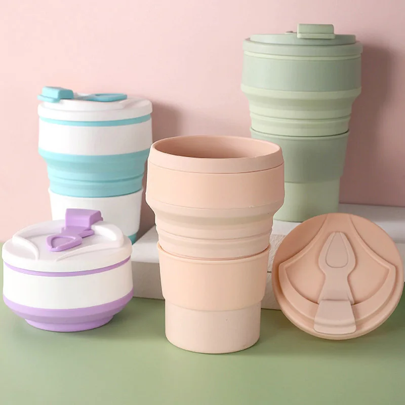 350ML/500ML Creative Portable Silicone Folding Water Cup Coffee Travel Outdoors Water Business With Lid Water Cup Mini Cup
350ML/500ML Creative Portable Silicone Folding Water Cup Coffee Travel Outdoors Water Business With Lid Water Cup Mini Cup