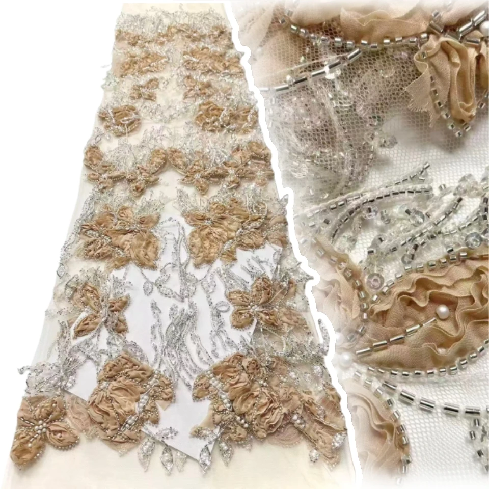 2026 3D High Quality New Arrival African Handmade Beaded Lace Fabric Nigerian Sequins Lace Fabric Women Wedding Dress 5Y CC1825
2026 3D High Quality New Arrival African Handmade Beaded Lace Fabric Nigerian Sequins Lace Fabric Women Wedding Dress 5Y CC1825