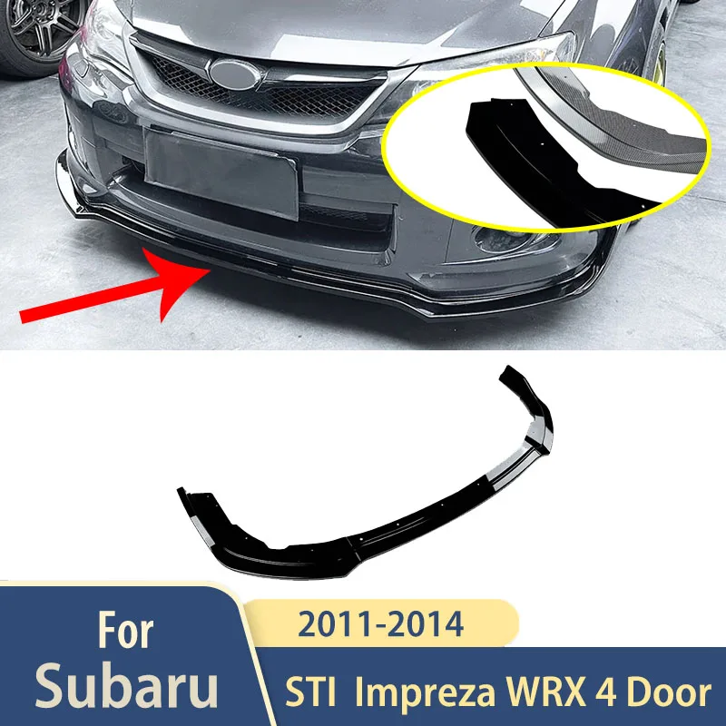Для Subaru Impreza STI WRX Sti 4-дверный седан 2011-2014 передний бампер, аксессуары для губ, комплект кузова, автомобильный спойлер, защита бампера, комплекты кузова 
Для Subaru Impreza STI WRX Sti 4-дверный седан 2011-2014 передний бампер, аксессуары для губ, комплект кузова, автомобильный спойлер, защита бампера, комплекты кузова