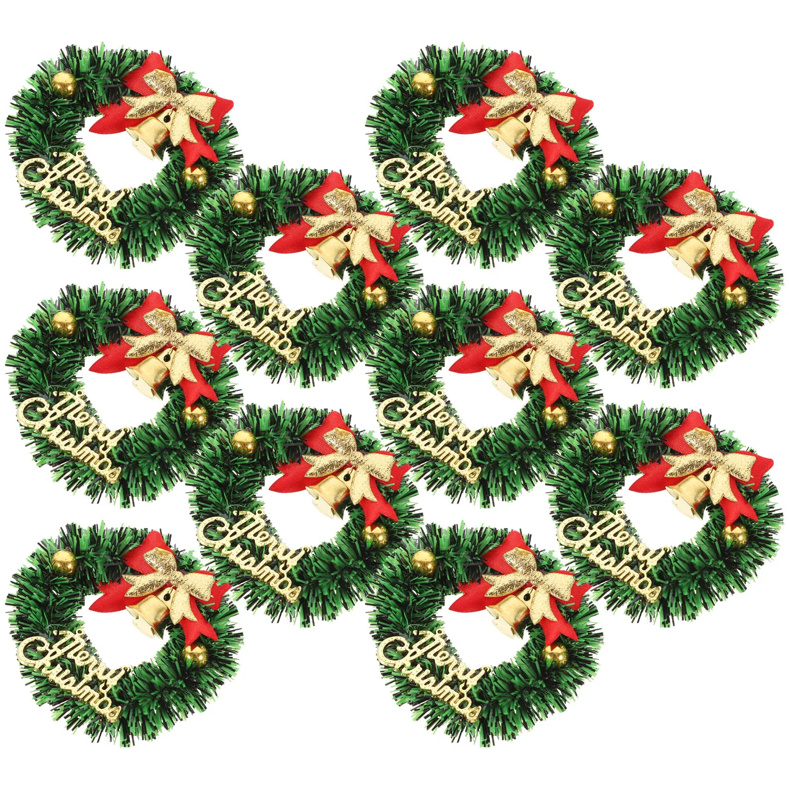 10 Pcs Mini Christmas Wreath Tiny Decor Garland for Tree Party Bedroom Holiday DIY Ornaments Plastic Cloth Miniature
10 Pcs Mini Christmas Wreath Tiny Decor Garland for Tree Party Bedroom Holiday DIY Ornaments Plastic Cloth Miniature