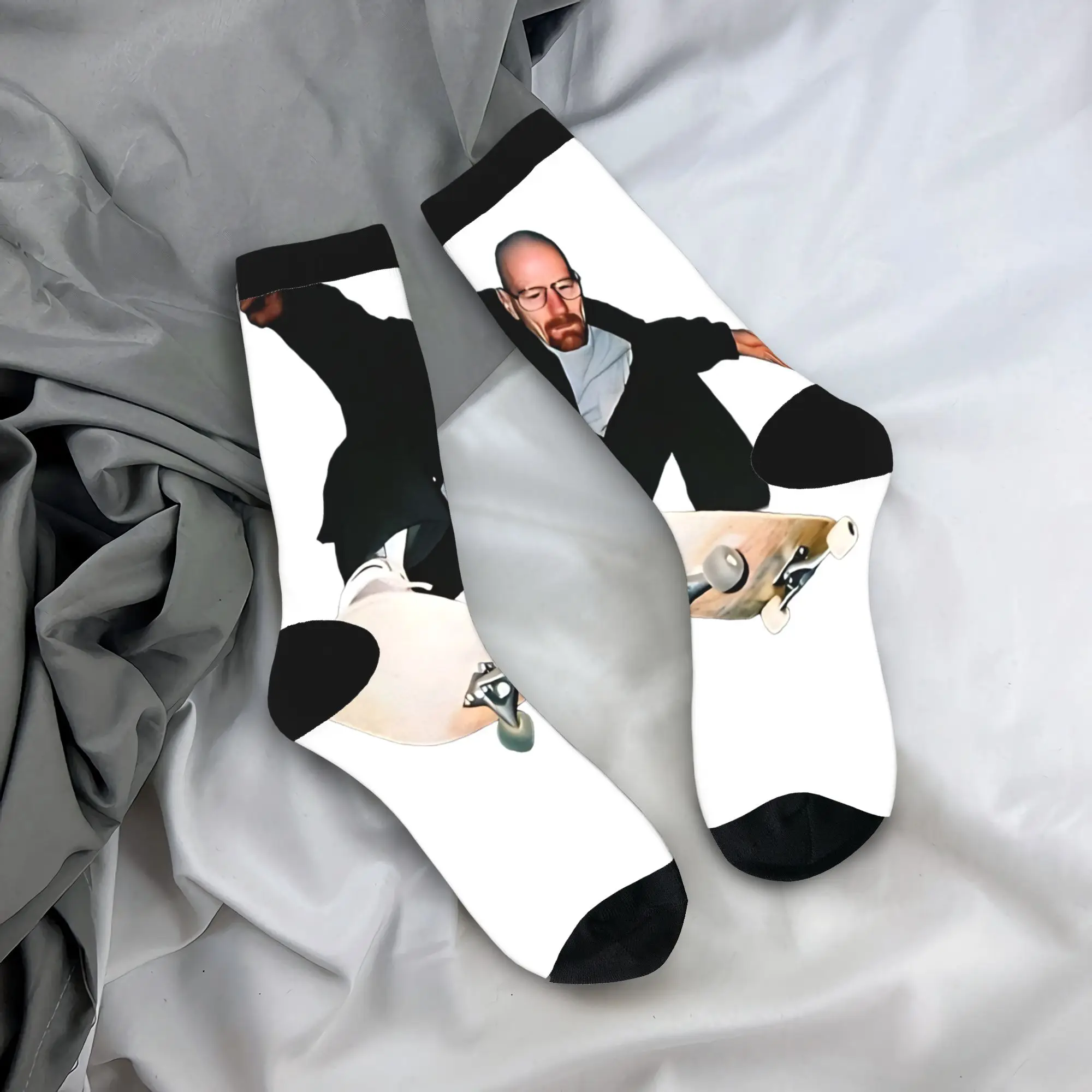 Walter White Skate Breaking Bad Stockings Pattern Trendy Socks Autumn Anti Skid Socks Unisex Men Outdoor Soft Breathable Socks
Walter White Skate Breaking Bad Stockings Pattern Trendy Socks Autumn Anti Skid Socks Unisex Men Outdoor Soft Breathable Socks