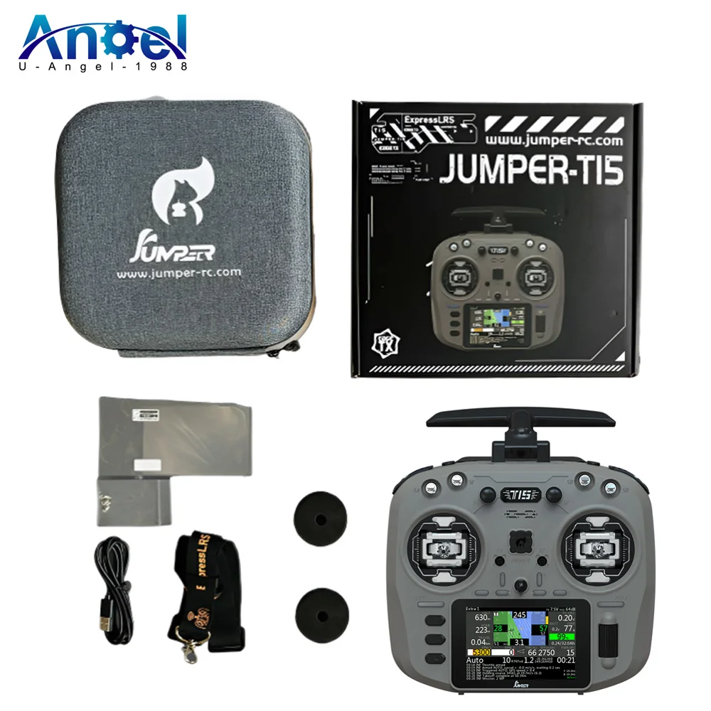 Jumper T15 2,4 ГГц 1 Вт ExpressLRS EDGE радиоконтроллер с 3,5-дюймовым сенсорным экраном, датчиком Холла, подвесками, 10 Вт, быстрая зарядка, FPV-дрон
Jumper T15 2,4 ГГц 1 Вт ExpressLRS EDGE радиоконтроллер с 3,5-дюймовым сенсорным экраном, датчиком Холла, подвесками, 10 Вт, быстрая зарядка, FPV-дрон