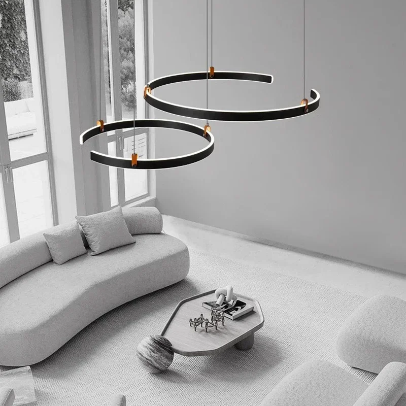 Modern Minimalist Circular Ring LED Pendant Light for Living Room Art Bedroom Lamp Decorative Fixture for Restaurant Bar Counter
Modern Minimalist Circular Ring LED Pendant Light for Living Room Art Bedroom Lamp Decorative Fixture for Restaurant Bar Counter