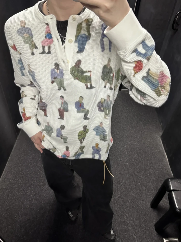 JW Anderson SS25 Модный повседневный топ с забавным принтом, длинными рукавами, пуговицами и боковыми разрезами, молодежный, из хлопка и полиэстера, дышащий, с круглым вырезом, для отдыха.
JW Anderson SS25 Модный повседневный топ с забавным принтом, длинными рукавами, пуговицами и боковыми разрезами, молодежный, из хлопка и полиэстера, дышащий, с круглым вырезом, для отдыха.