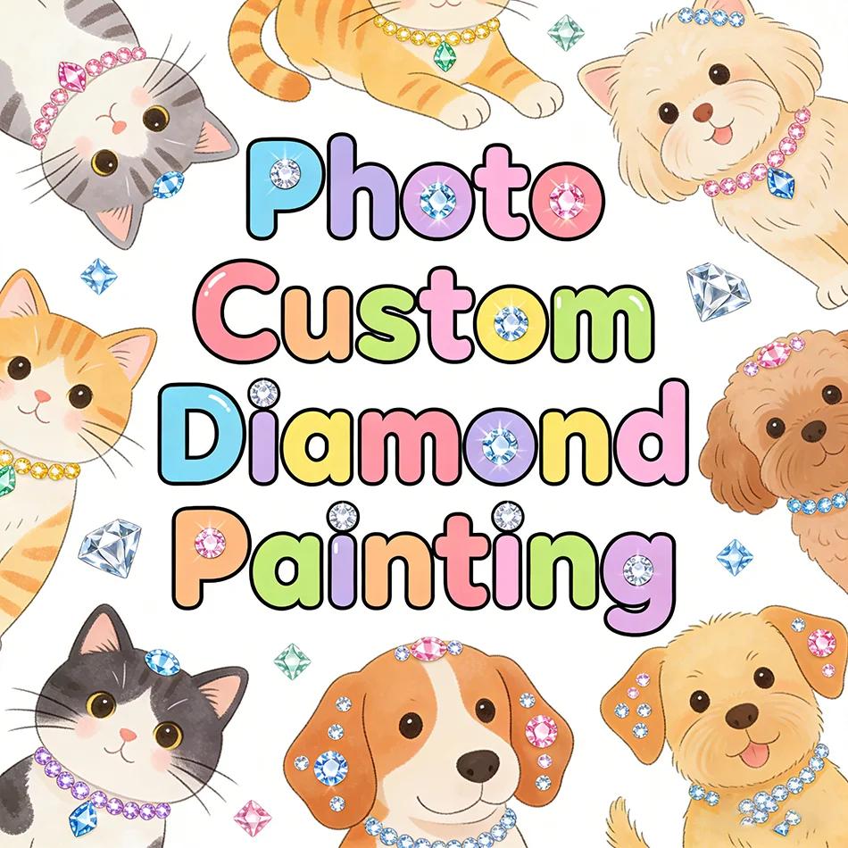 RUOPOTY Photo Custom Diamond Painting Complete Kit Accessories 5D Crystal Customize pet photos gifts Rhinestones Set home decor
RUOPOTY Photo Custom Diamond Painting Complete Kit Accessories 5D Crystal Customize pet photos gifts Rhinestones Set home decor