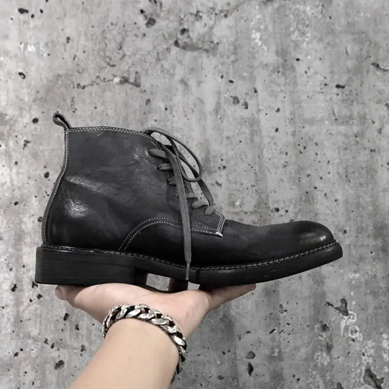 Men's Boots 2024 New Autumn Winter High Top Casual Leather oes Pointed Toe Briti Retro Work Mid-Calf ort Boots
Men's Boots 2024 New Autumn Winter High Top Casual Leather oes Pointed Toe Briti Retro Work Mid-Calf ort Boots