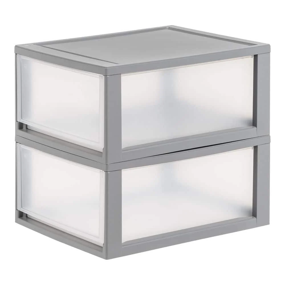 Compact Clear Plastic Stacking Drawers (29.5 qt. capacity)
Compact Clear Plastic Stacking Drawers (29.5 qt. capacity)
