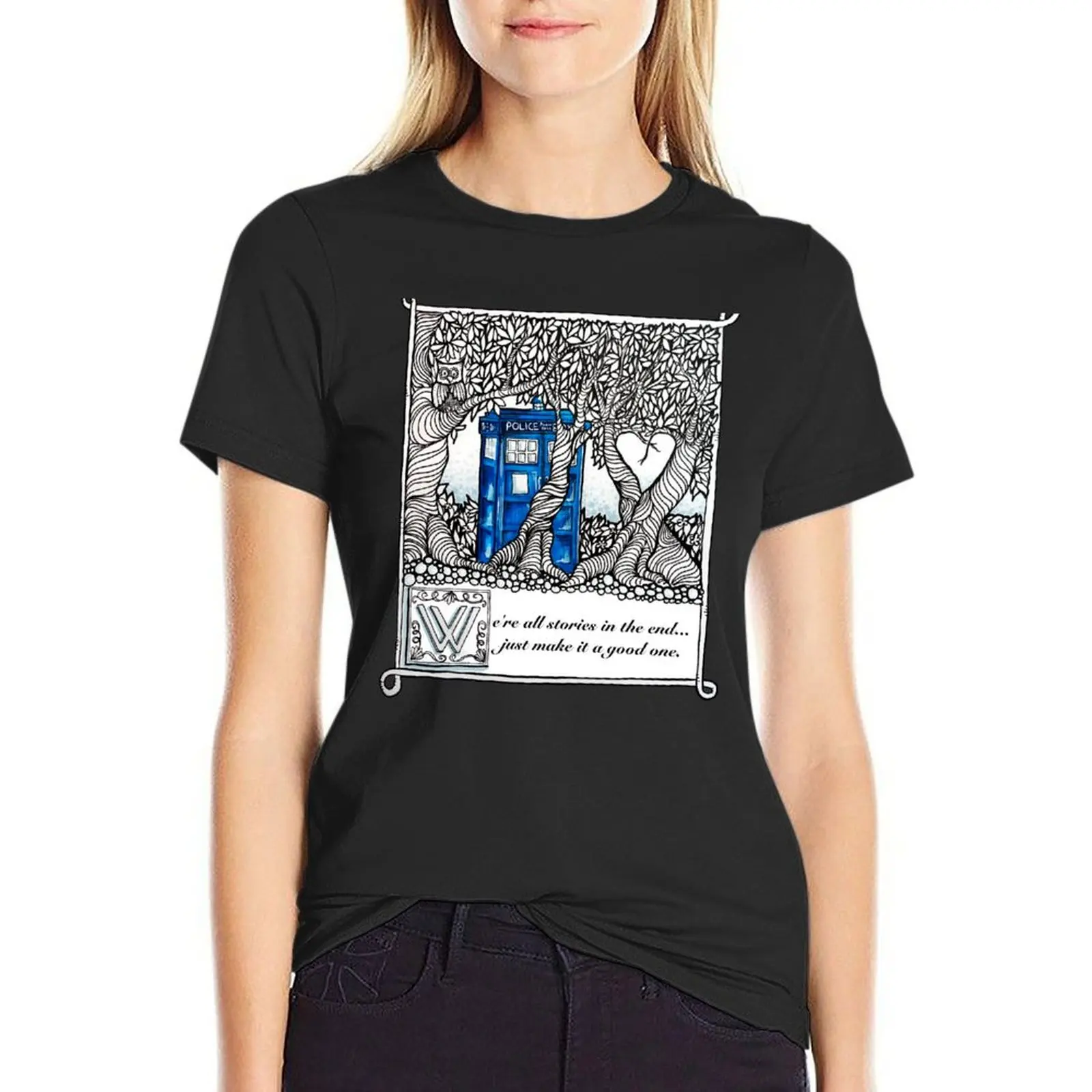We're all stories in the end... T-Shirt cute clothes Blouse funny summer clothes t-shirt dress for Women plus size
We're all stories in the end... T-Shirt cute clothes Blouse funny summer clothes t-shirt dress for Women plus size