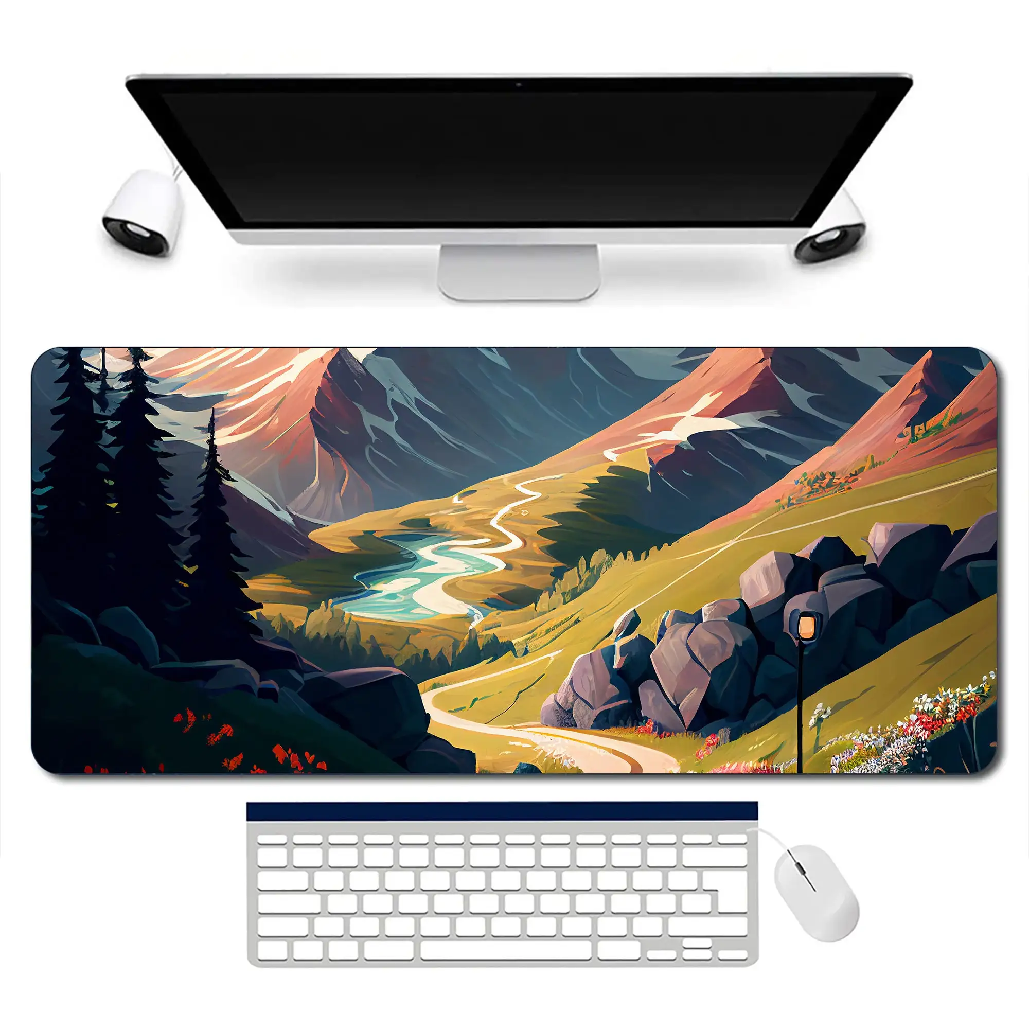 Mountain Desk Mat, Non-slip and Waterproof Gaming Mouse Pad, Office and Gaming Desk Decorative Mat, A Perfect Gift for Friends.
Mountain Desk Mat, Non-slip and Waterproof Gaming Mouse Pad, Office and Gaming Desk Decorative Mat, A Perfect Gift for Friends.