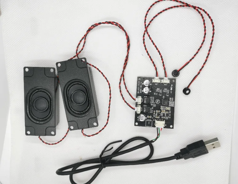 USB Two Microphones Dual Channel Speakers Echo Cancellation Noise Cancellation Driver Free
USB Two Microphones Dual Channel Speakers Echo Cancellation Noise Cancellation Driver Free