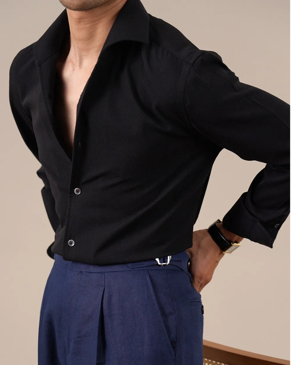 Breathable Bubble Gauze Italian One-collar White Shirt Men Long-sleeved Casual Business Formal Dress Men Shirt Camisa Masculina
Breathable Bubble Gauze Italian One-collar White Shirt Men Long-sleeved Casual Business Formal Dress Men Shirt Camisa Masculina