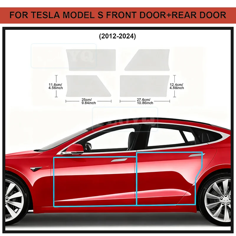 for Tesla Model S 2012-2024 Precut Paint Protection Film Car Door Sills Protective Handle Sticker TPU PPF Model S 8.5mil
for Tesla Model S 2012-2024 Precut Paint Protection Film Car Door Sills Protective Handle Sticker TPU PPF Model S 8.5mil