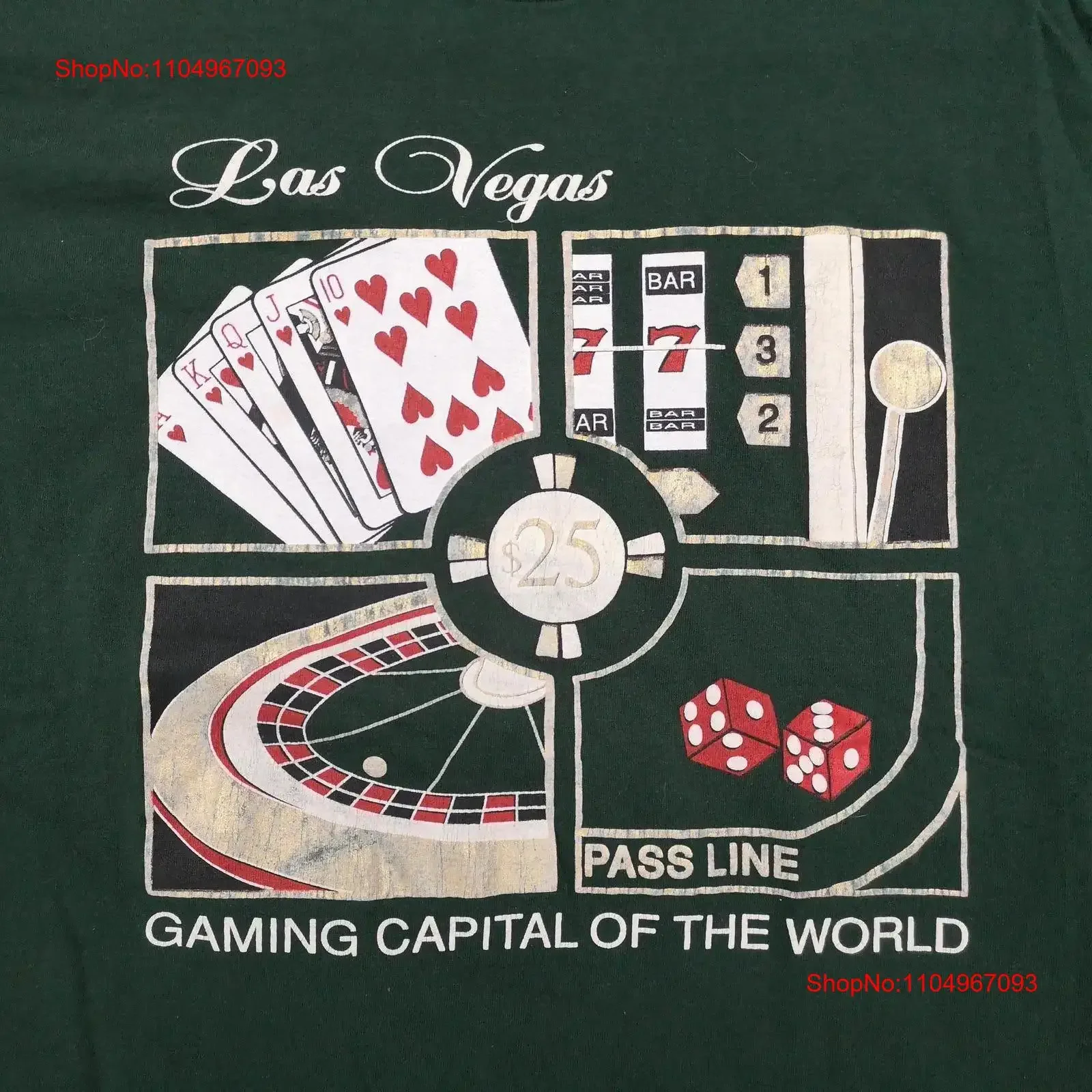 Винтажная футболка 80-х, 90-х, Las Vegas Gaming Capital of the World, сделанная в США, Fruit Loom XL, винтажная стираная растянутая футболка
Винтажная футболка 80-х, 90-х, Las Vegas Gaming Capital of the World, сделанная в США, Fruit Loom XL, винтажная стираная растянутая футболка