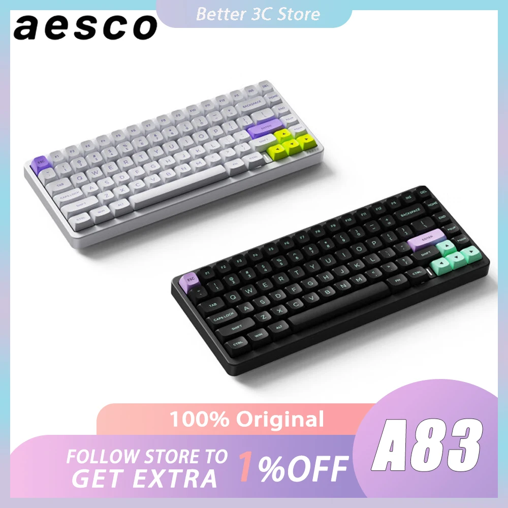 Механическая клавиатура Aesco A67 A83 с индукторным переключателем, Двухрежимная беспроводная клавиатура 4000 Гц 0,013rt, пользовательская игровая клавиатура, аксессуары для ПК
Механическая клавиатура Aesco A67 A83 с индукторным переключателем, Двухрежимная беспроводная клавиатура 4000 Гц 0,013rt, пользовательская игровая клавиатура, аксессуары для ПК