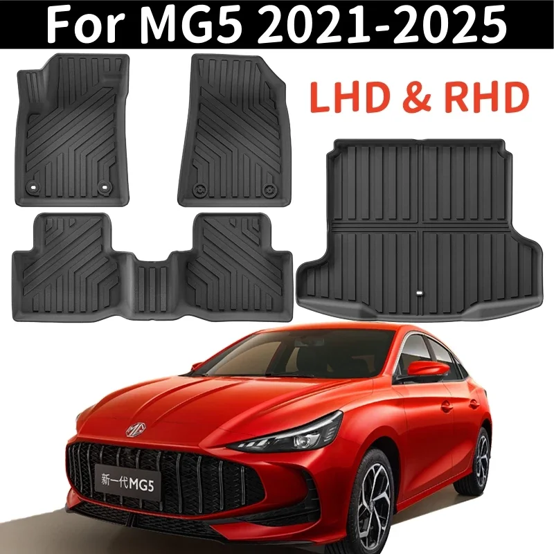 For MG5 2025 2024 2023 2022 2021 Floor Mats Cargo Liner, Waterproof Anti-slip Trunk Mat TPE Foot Pads Left & Right Hand DrIve
For MG5 2025 2024 2023 2022 2021 Floor Mats Cargo Liner, Waterproof Anti-slip Trunk Mat TPE Foot Pads Left & Right Hand DrIve