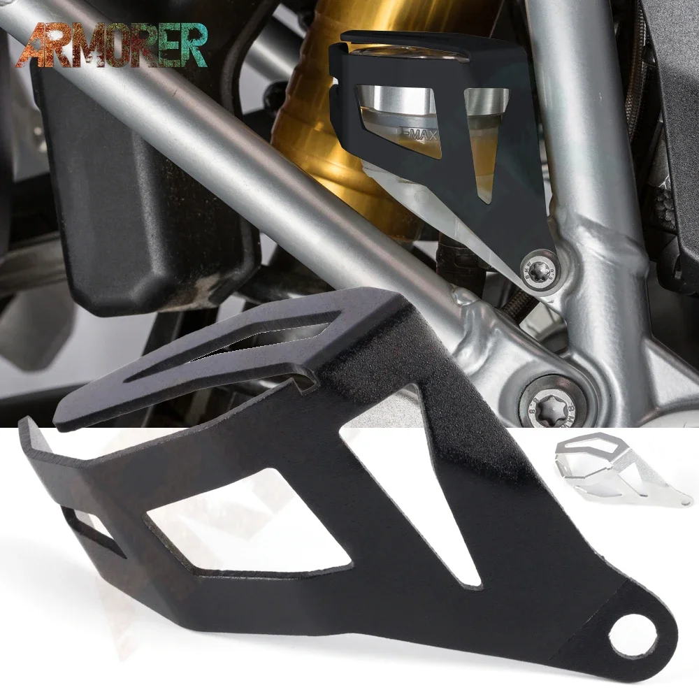 Motorcycle Rear Fluid Reservoir Guard Cover Protection Parts For BMW R 1200GS LC Adv R1200 GS R 1250GSA R1250GS LC Adventure