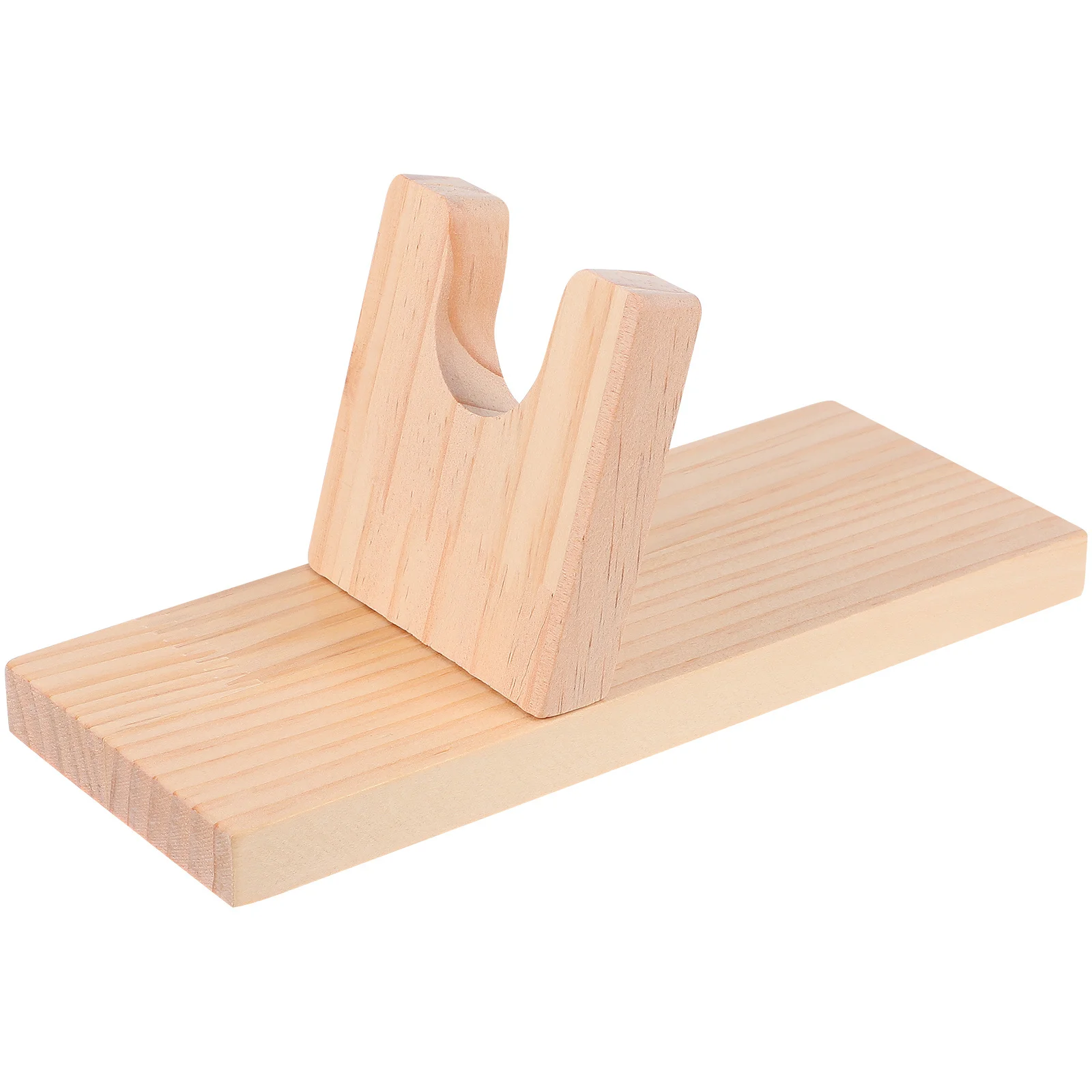 Fixing Rack for Hot Glue Sprayer Natural Wood Base Non-Slip Stable Structure Fast Installation Craft Tool Storage Shelf