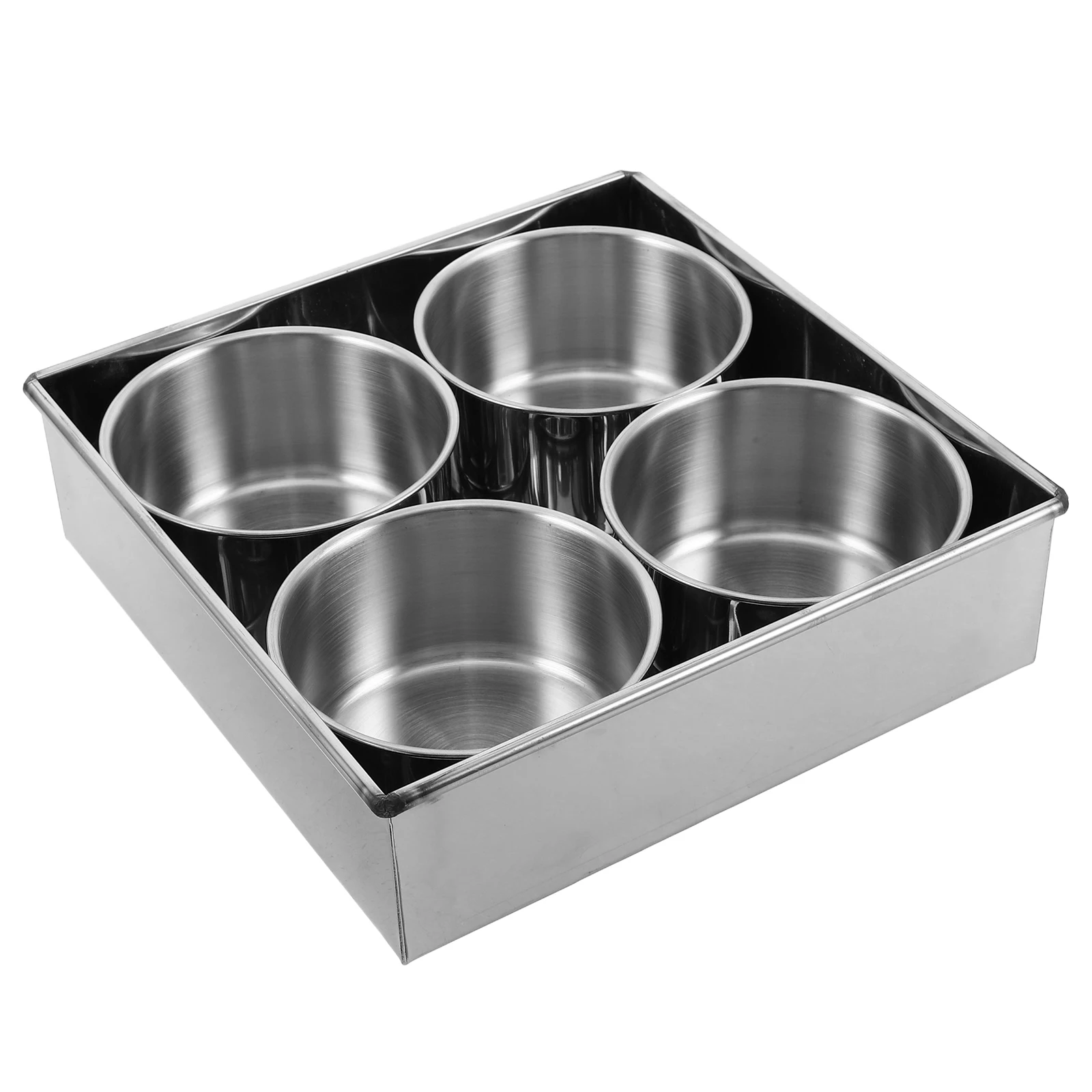 4 Compartment Steel Spice Box Seasoning Container Stainless Steel Seasoning Box Sauce Storage Containers Airtight Lid Kitchen
4 Compartment Steel Spice Box Seasoning Container Stainless Steel Seasoning Box Sauce Storage Containers Airtight Lid Kitchen