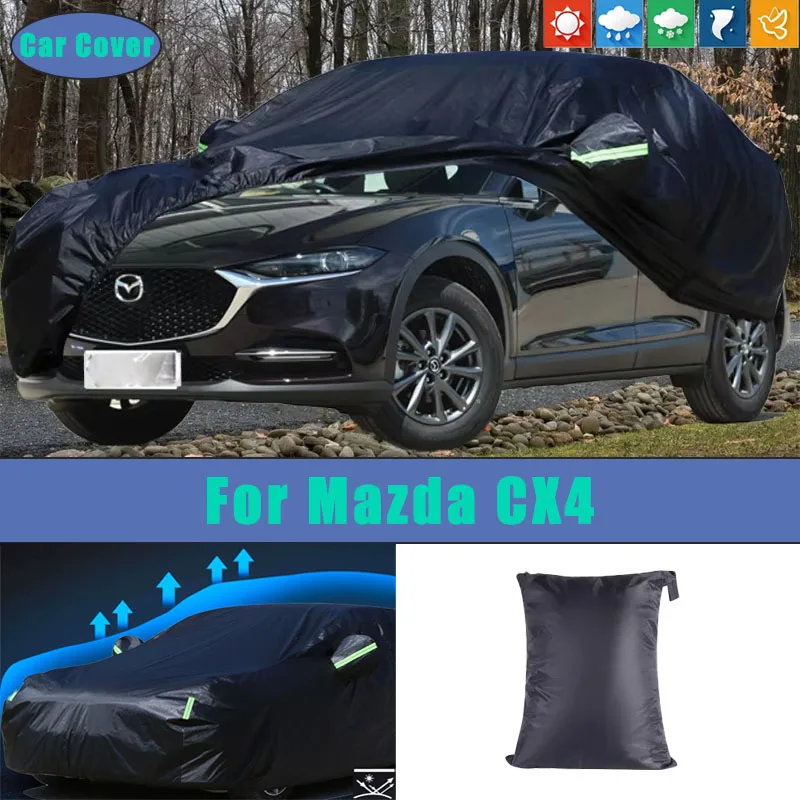 For Mazda CX4 Car Full Outer Covers Outdoor Waterproof Dustproof Sun Rain Snow Protection Exterior Car Accessories
For Mazda CX4 Car Full Outer Covers Outdoor Waterproof Dustproof Sun Rain Snow Protection Exterior Car Accessories