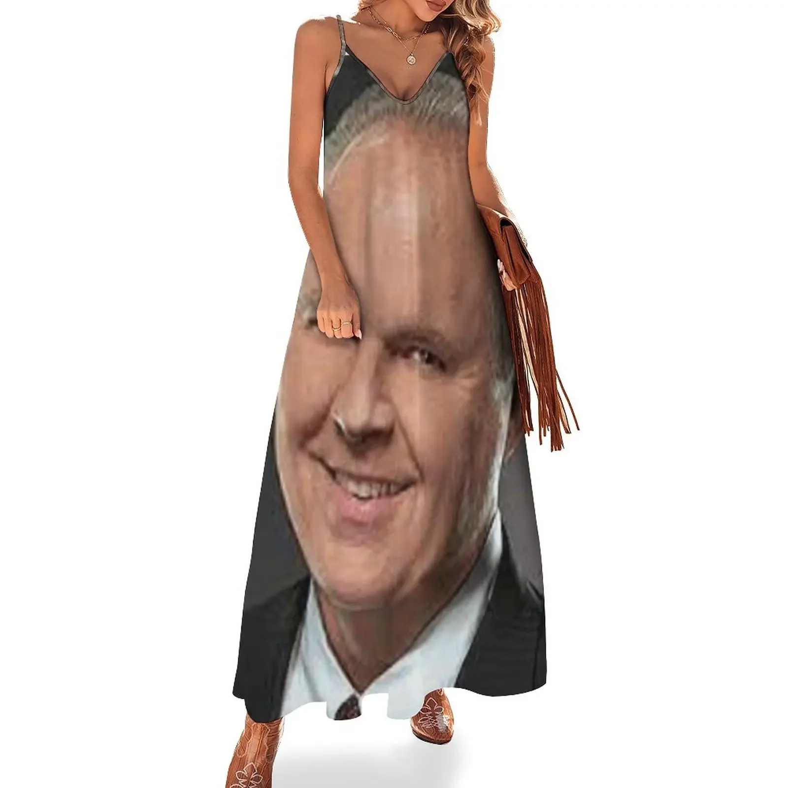 RUSH LIMBAUGH Sleeveless Dress wedding guest dress 2025 beach outfits for women Women's summer long dress beach dresses
RUSH LIMBAUGH Sleeveless Dress wedding guest dress 2025 beach outfits for women Women's summer long dress beach dresses