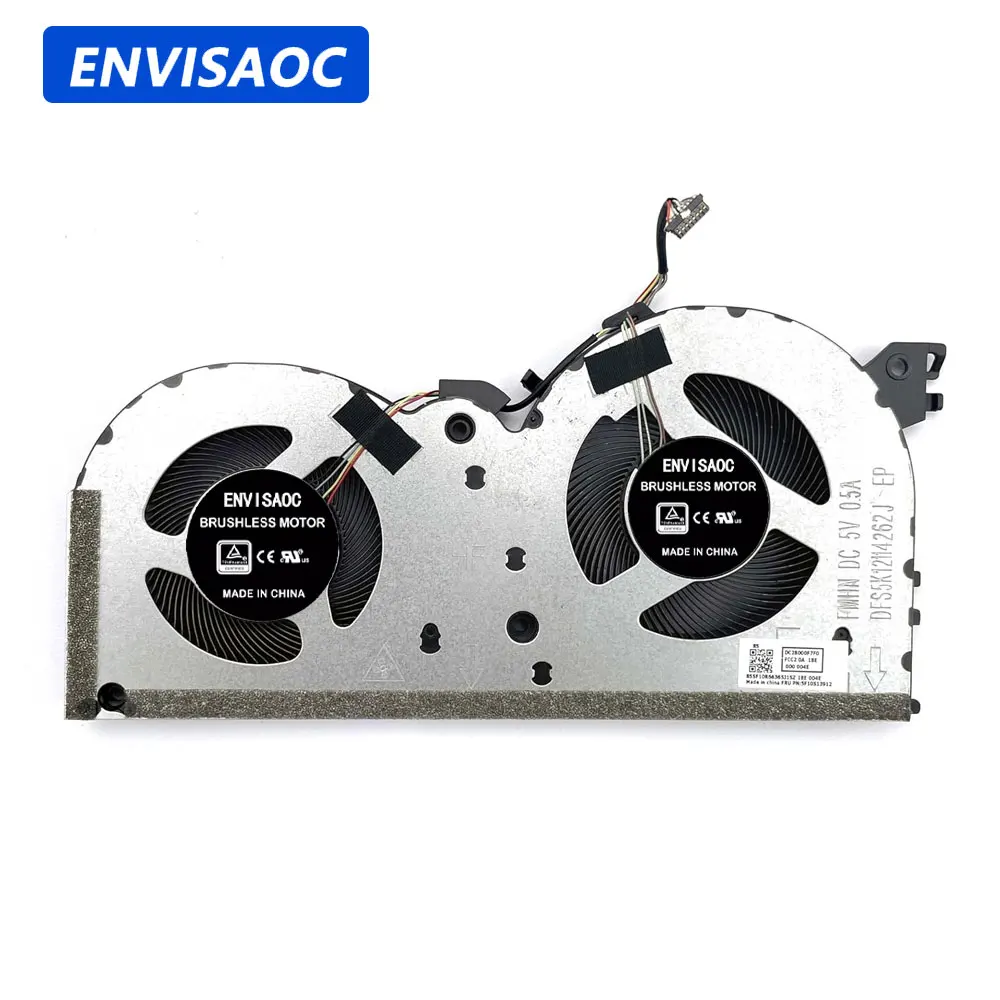 For Lenovo IdeaPad Gaming 3i 15IMH05 15ARH05 Laptop CPU GPU Cooling Fan Heatsink Fan Cooler DFS5K1 2114262J 5F10S13912
For Lenovo IdeaPad Gaming 3i 15IMH05 15ARH05 Laptop CPU GPU Cooling Fan Heatsink Fan Cooler DFS5K1 2114262J 5F10S13912